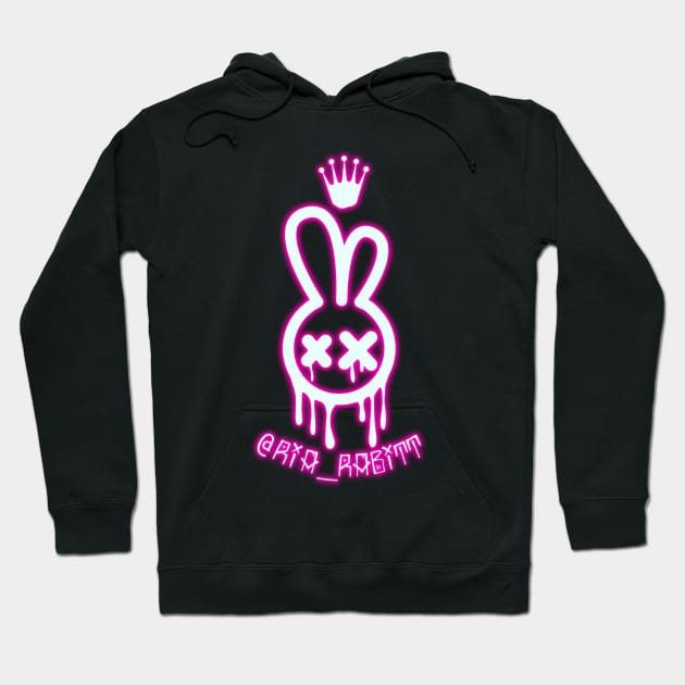 Ria Rabitt Pink Glow Hoodie by RiaRabitt